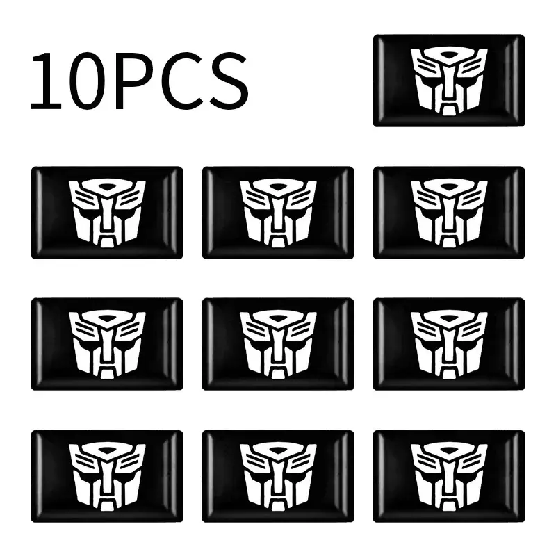 10er-Set Mini-Aufkleber – Autobots