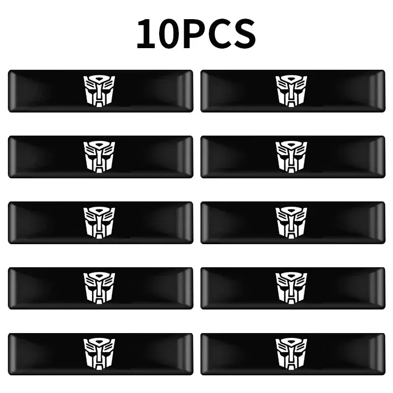 10er-Set Streifenaufkleber – Autobots