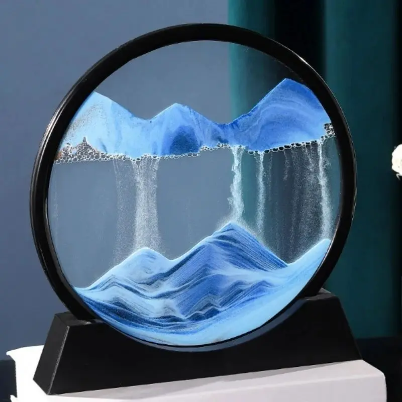 3D Sanduhr Dekoration mit Sand | Entspannend – Bimbino