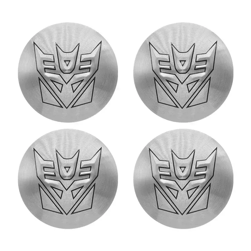 4 Rad-Embleme, 56 mm – Decepticons