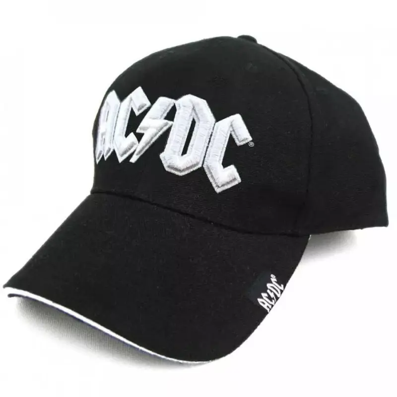 Ac/Dc White Logo Cap
