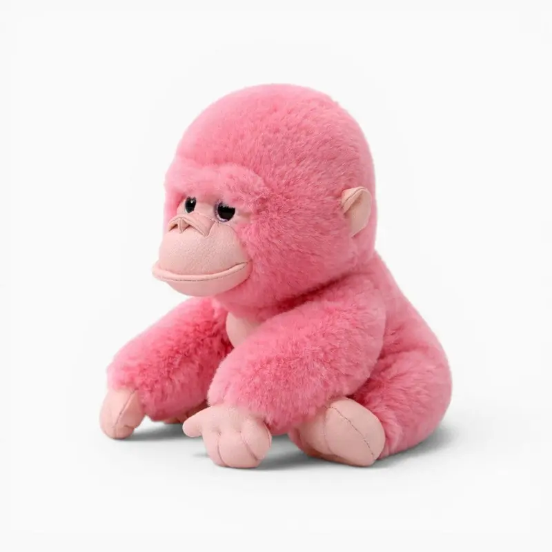 Affe Kuscheltier Rosa