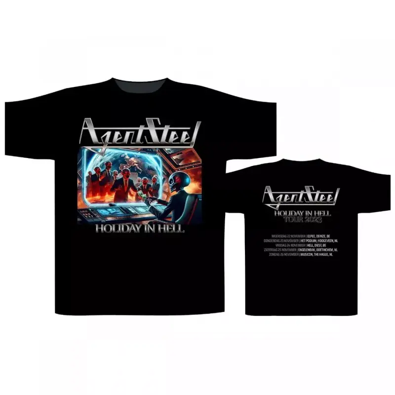 Agent Steel Holiday In Hell - Fan T-Shirt