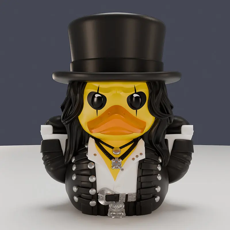 Alice Cooper Rockmusiker Ente Badeente Sammelfigur TUBBZ