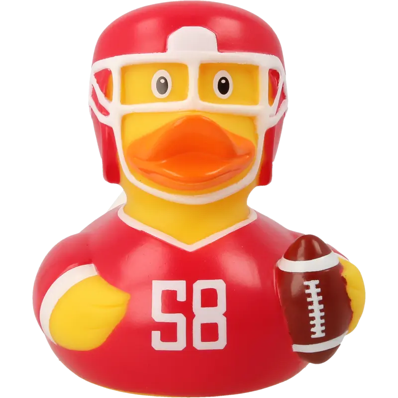 American Football Ente Badeente Quietscheente Lilalu