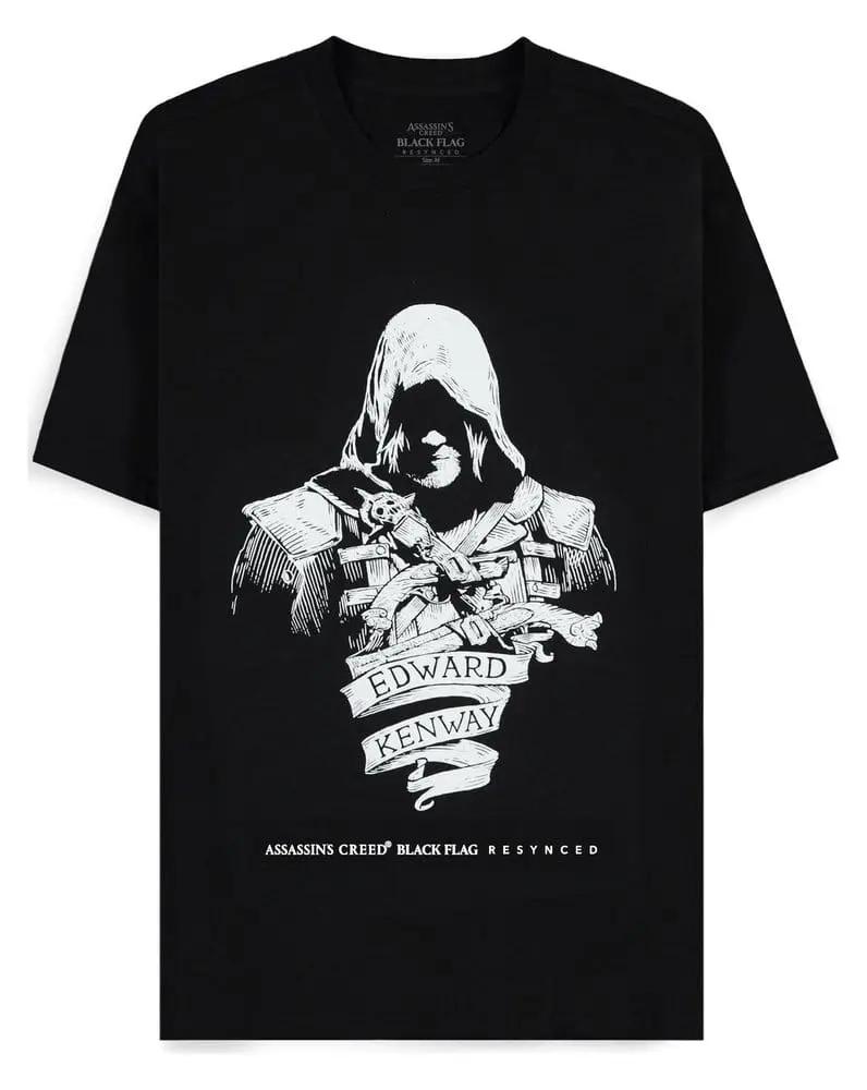 Assassin's Creed T-Shirt Black Flag Resynched Edward Kenway Größe L