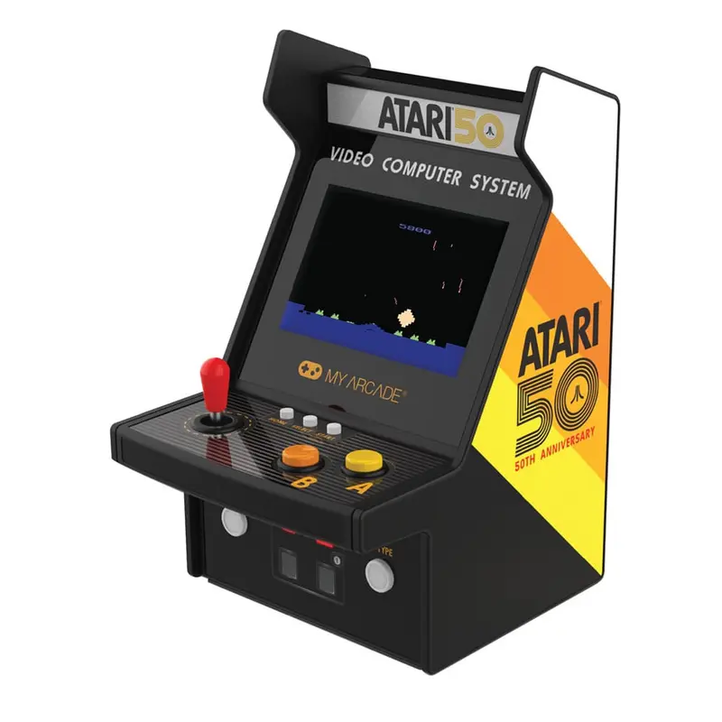 Atari tragbare Spielkonsole Retro Arcade Micro Player Pro