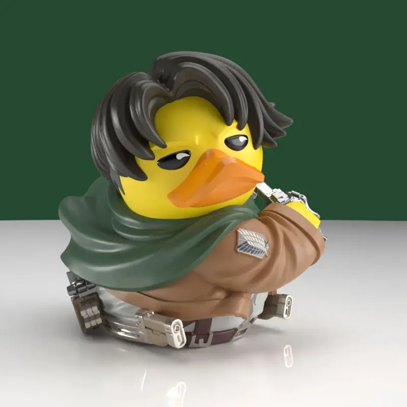 Attack on Titan Levi Ackerman Cosplay Anime Manga Ente Badeente Sammelfigur TUBBZ