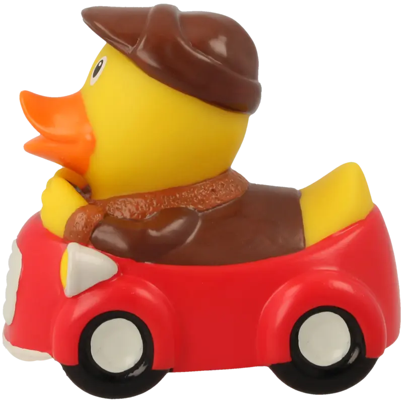 Autofahrer Ente Badeente Quietscheente Gummiente Lilalu