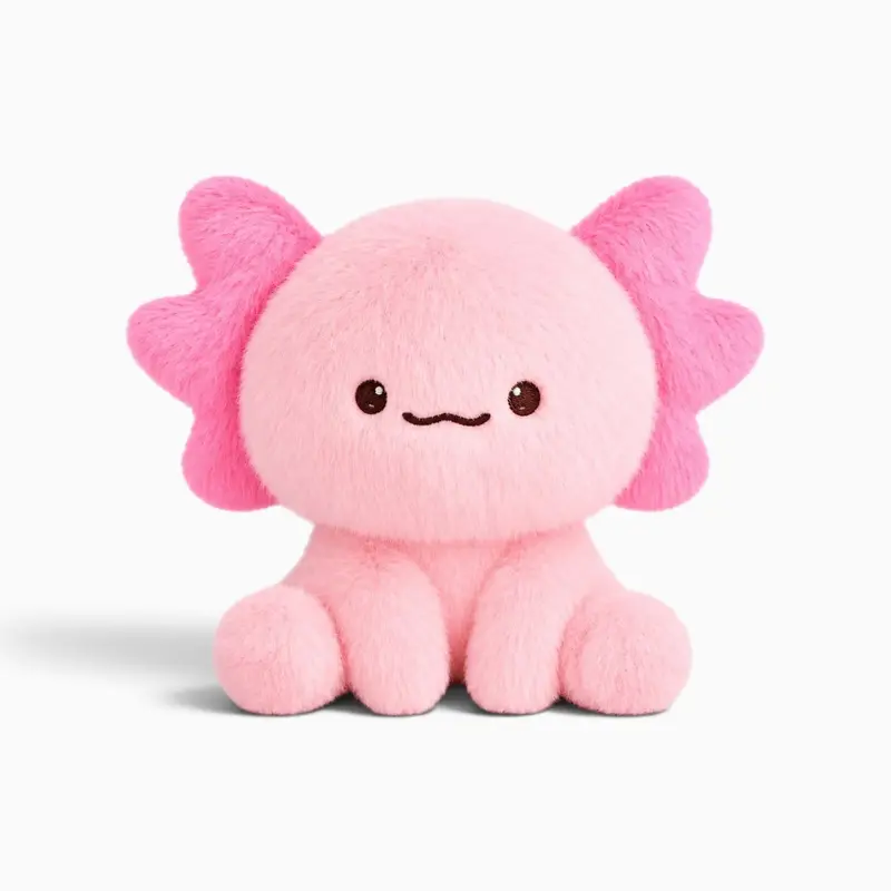 Axolotl-Kuscheltier Rosa