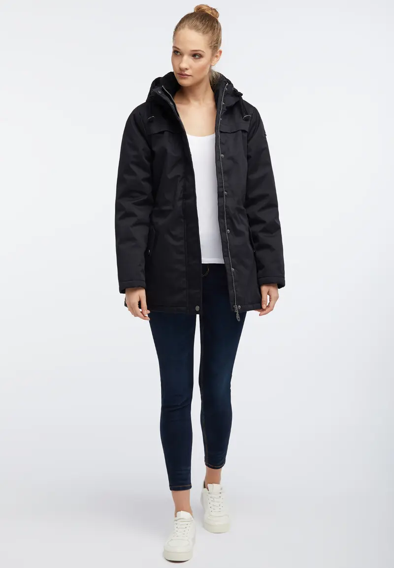 B-WARE DREIMASTER DAMEN ANORAK Gr. L Farbe Schwarz