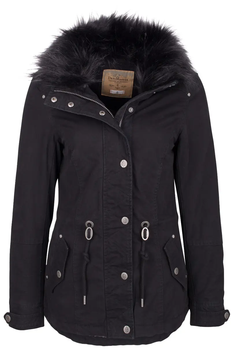 B-WARE DREIMASTER DAMEN ANORAK Gr. XL Farbe Schwarz