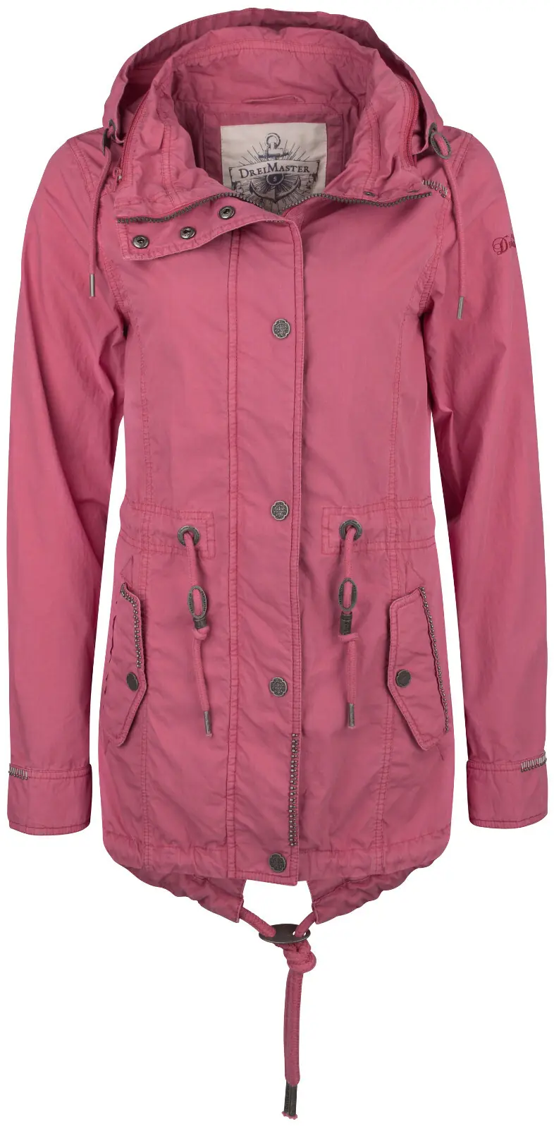 B-WARE DREIMASTER DAMEN KURZMANTEL Gr. XS Farbe Sorbetrot