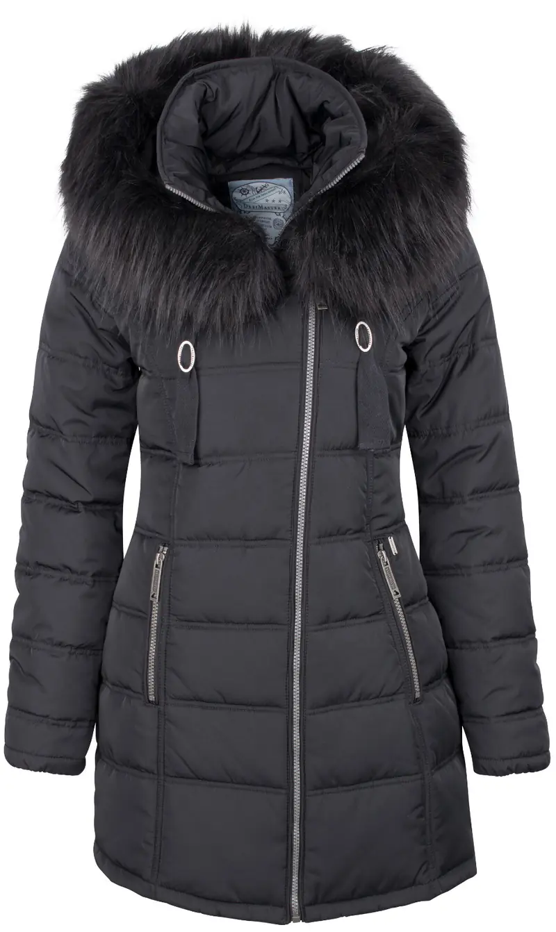 B-WARE DREIMASTER DAMEN MANTEL Gr. L Farbe Schwarz