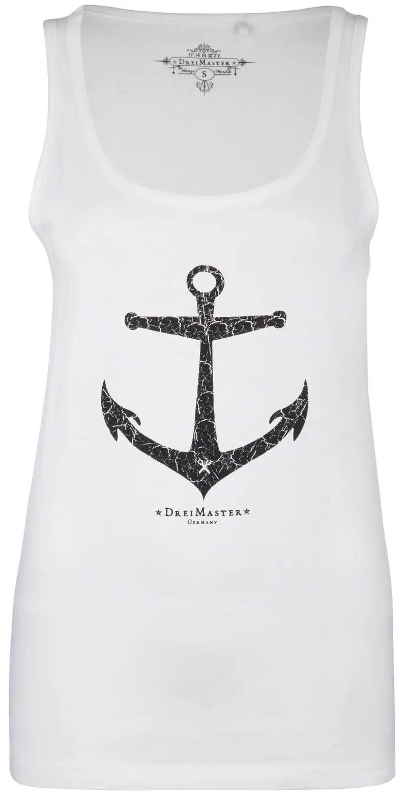 B-WARE DREIMASTER DAMEN TOP Gr. XS Farbe Wollweiss