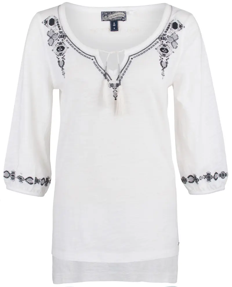 B-WARE DREIMASTER DAMEN TUNIKA Gr. XS Farbe Wollweiss