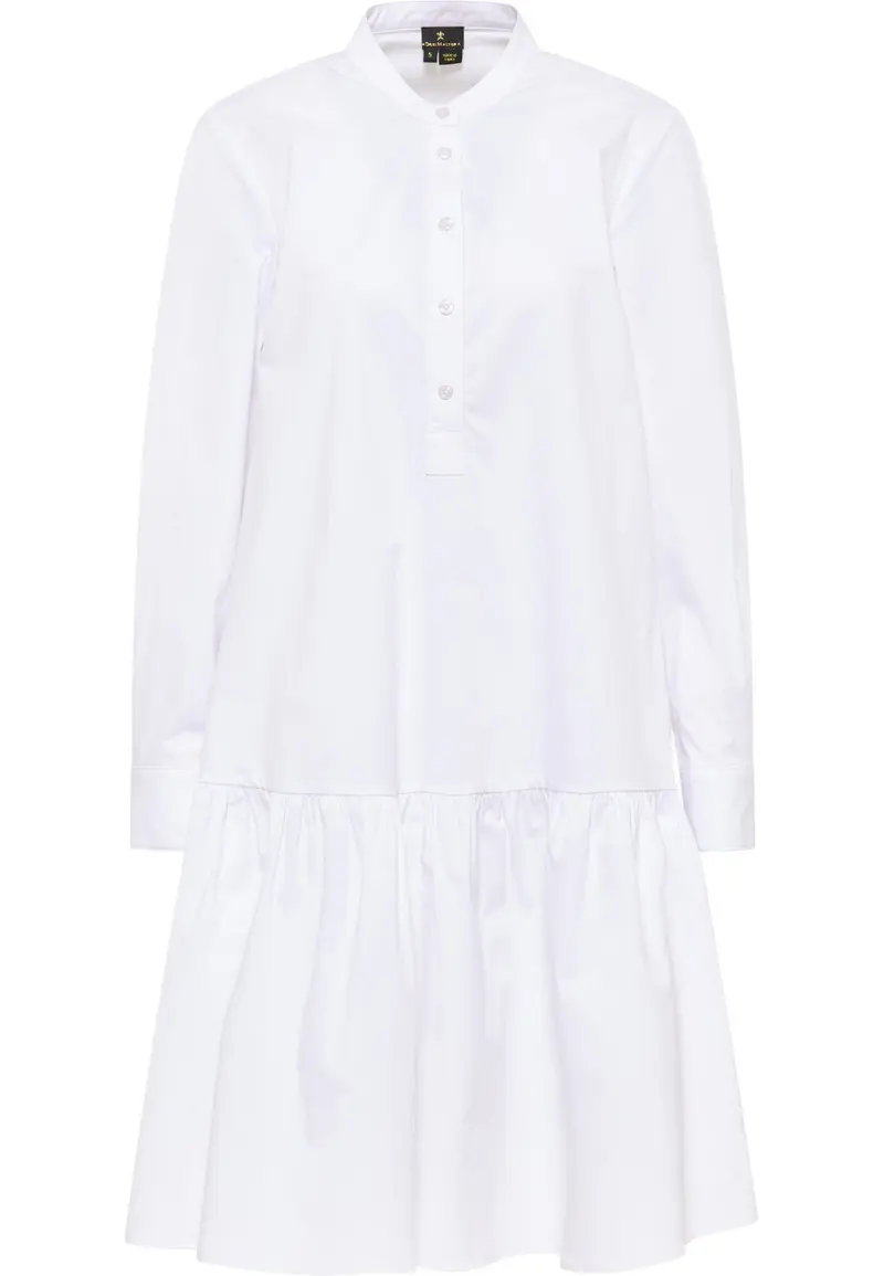 B-WARE DREIMASTER KLASSIK DAMEN KLEID Gr.M Farbe Weiss