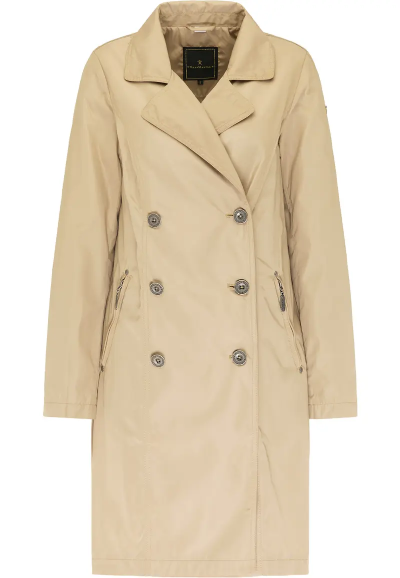 B-WARE DREIMASTER KLASSIK DAMEN MANTEL Gr. M Farbe Beige