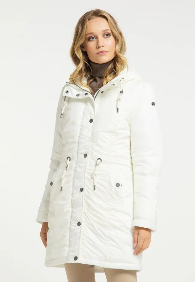 B-WARE DREIMASTER KLASSIK DAMEN PARKA GR.S FARBE WOLLWEISS
