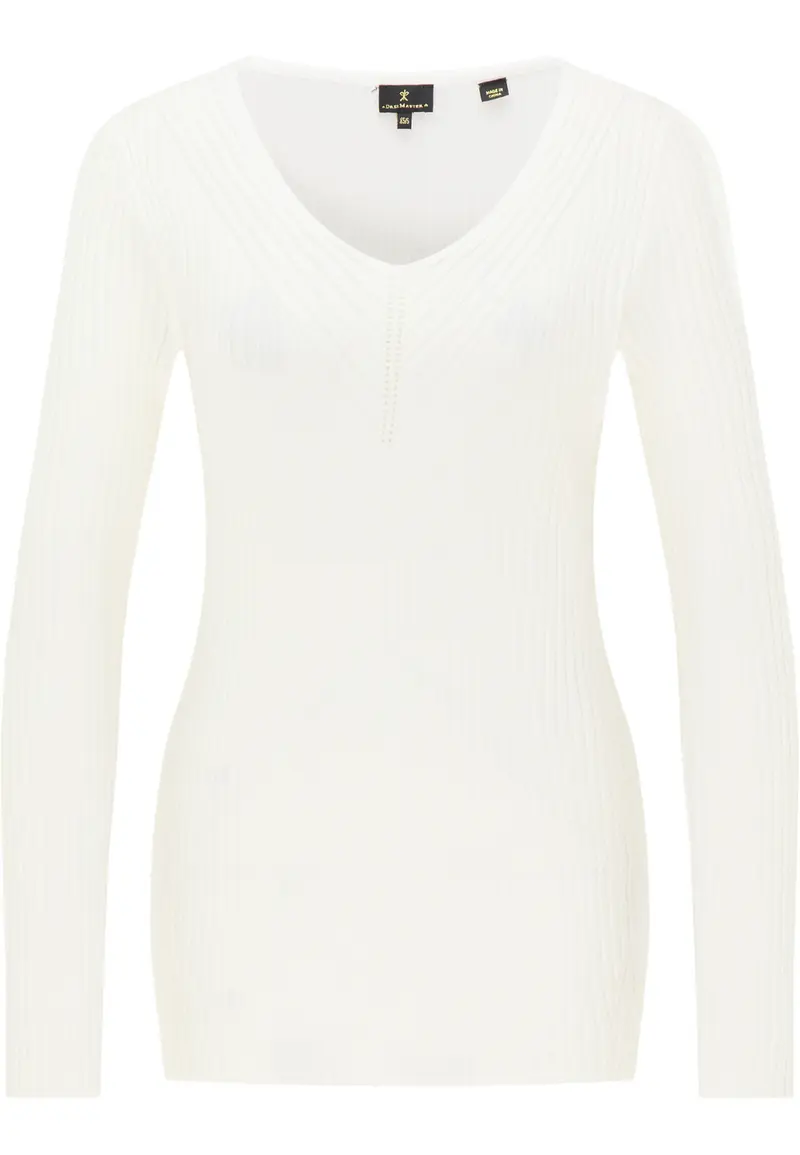 B-WARE DREIMASTER KLASSIK DAMEN PULLOVER Gr. XS/S Farbe WOLLWEISS