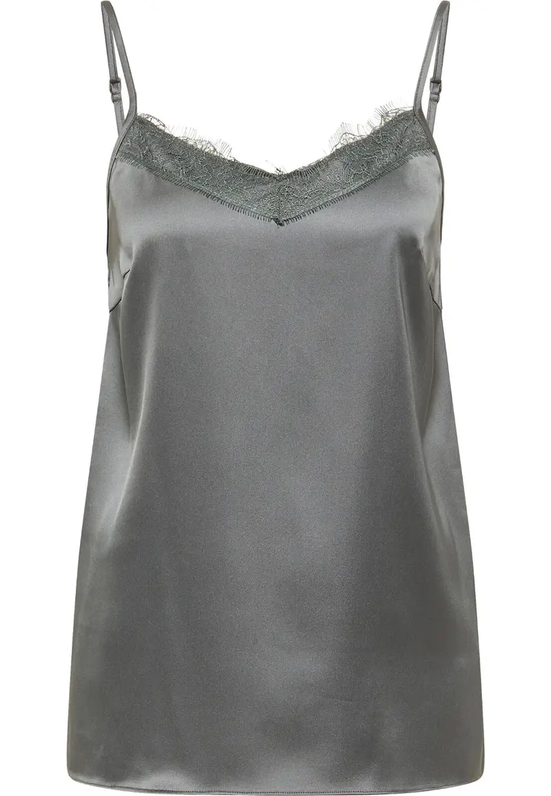 B-WARE DREIMASTER KLASSIK DAMEN TOP Gr.L Farbe Grau Oliv