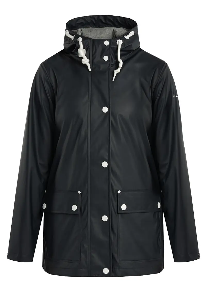 B-WARE DREIMASTER MARITIM DAMEN REGENJACKE Gr. S Farbe Dunkelmarine
