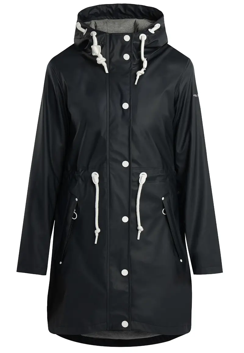 B-WARE DreiMaster Maritim Damen Regenmantel Gr. S Farbe Dunkelmarine