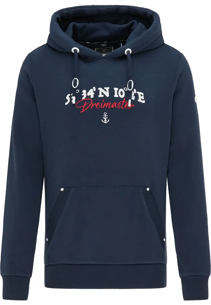 B-WARE DREIMASTER MARITIM HERREN HOODIE Gr.M Farbe Marine