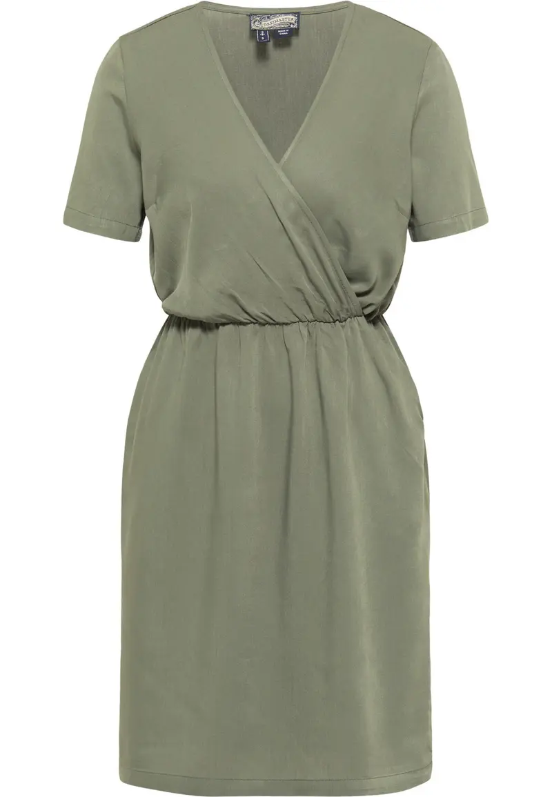 B-WARE DreiMaster Vintage Damen Kleid Gr. S Farbe Oliv