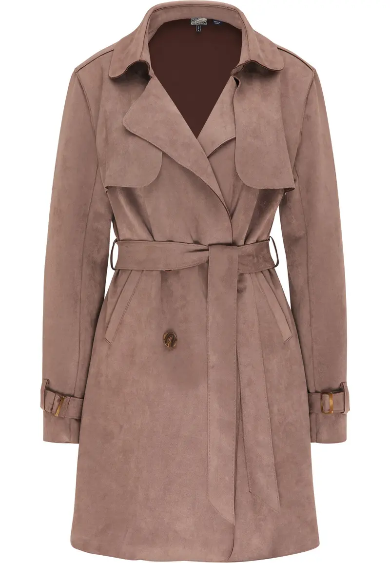 B-WARE DREIMASTER VINTAGE DAMEN MANTEL Gr.XL Farbe Taupe