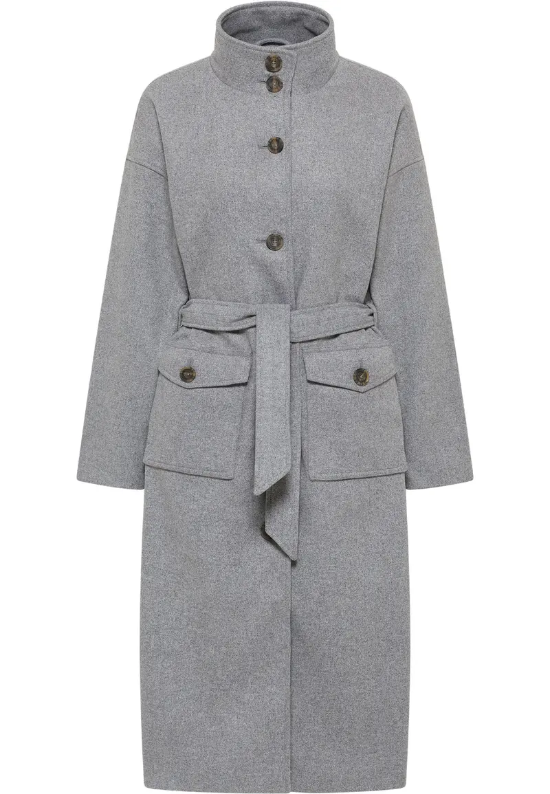B-WARE DreiMaster Vintage Damen Übergangsmantel Gr. S farbe Grau Melange