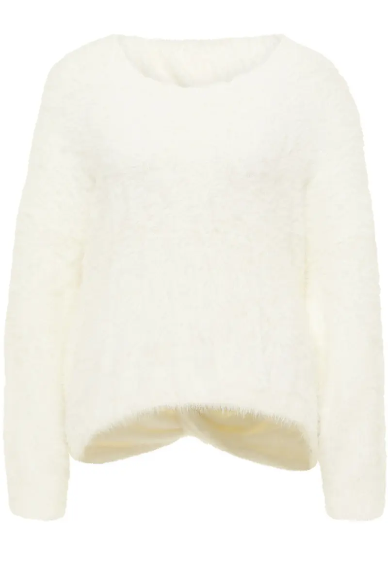 B-WARE FAINA DAMEN STRICKPULLOVER Gr.XL/XXL FARBE WOLLWEISS
