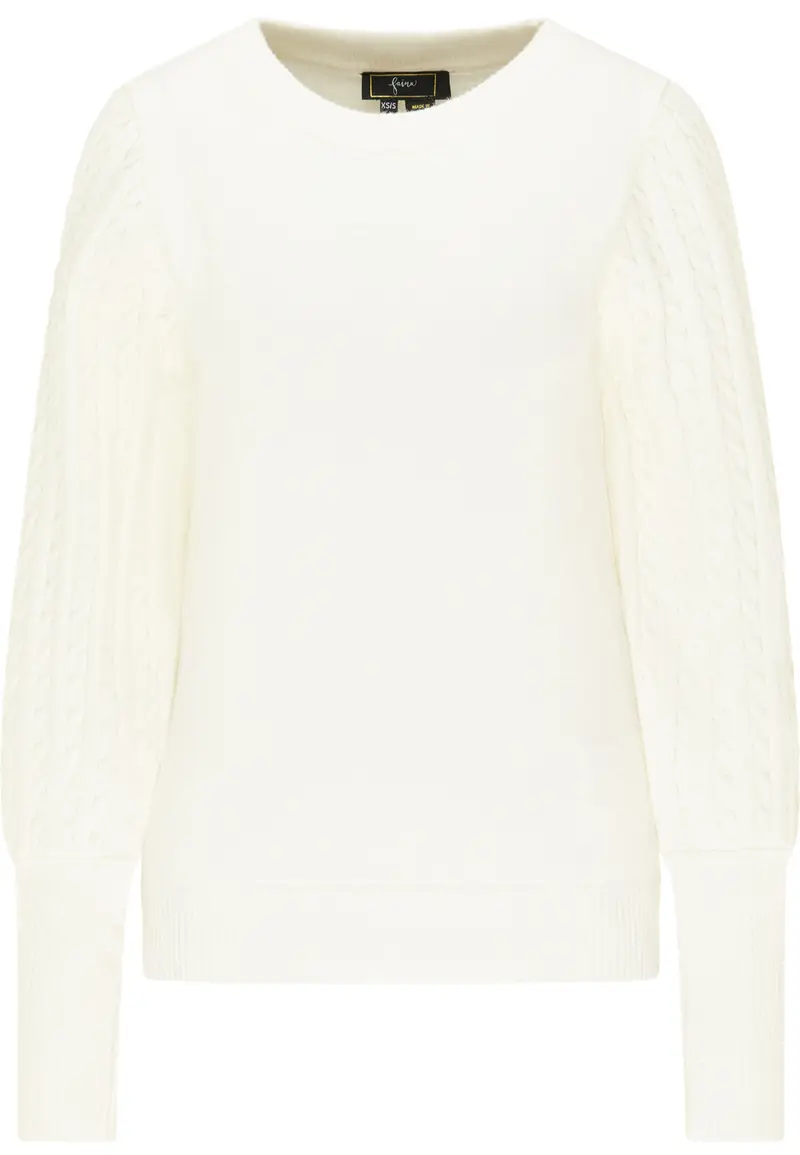 B-WARE FAINA DAMEN SWEATSHIRT Gr. M/L Farbe Wollweiss