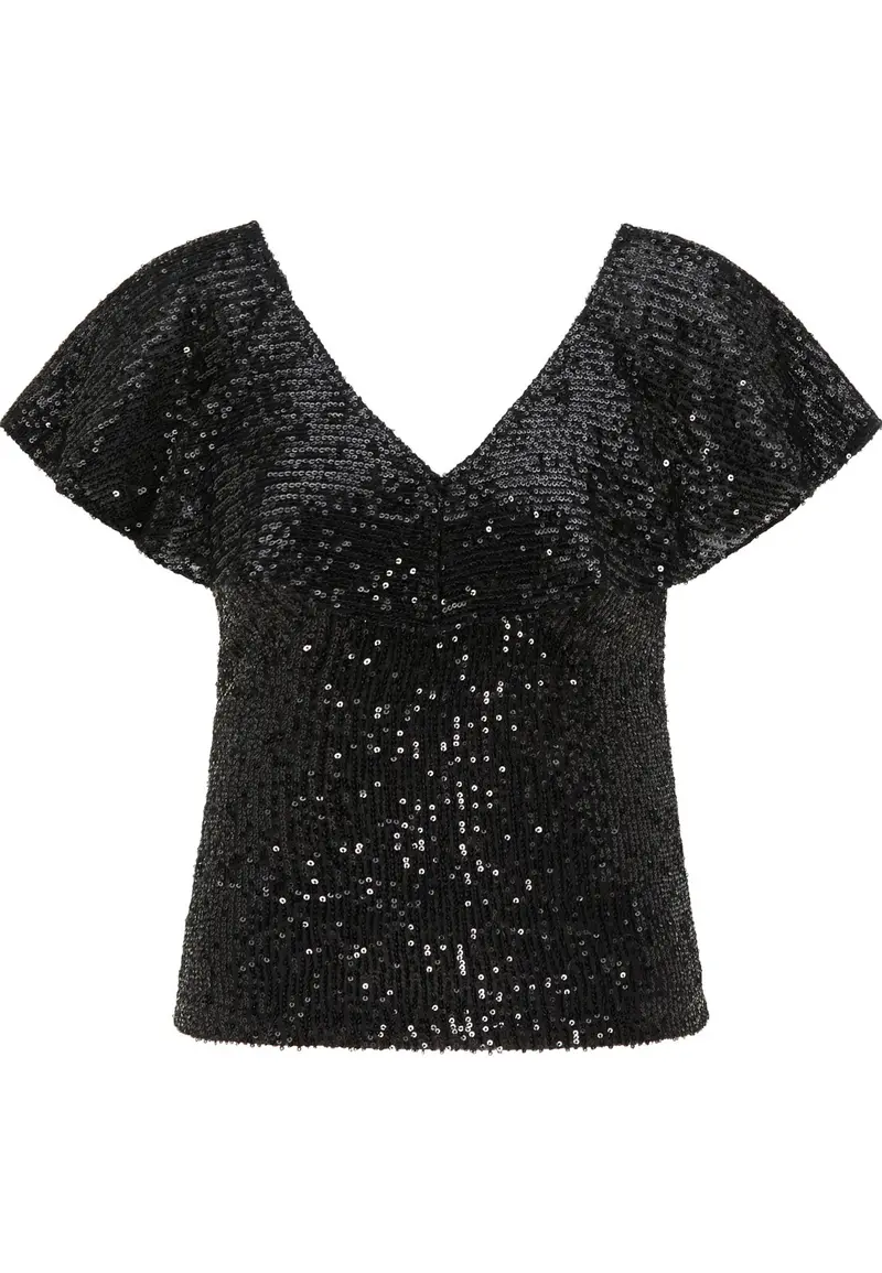 B-WARE FAINA DAMEN TOP Gr. M Farbe Schwarz