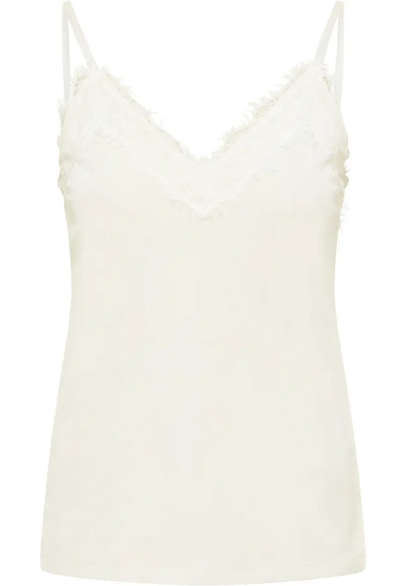 B-WARE FAINA DAMEN TOP GR.M FARBE WOLLWEISS