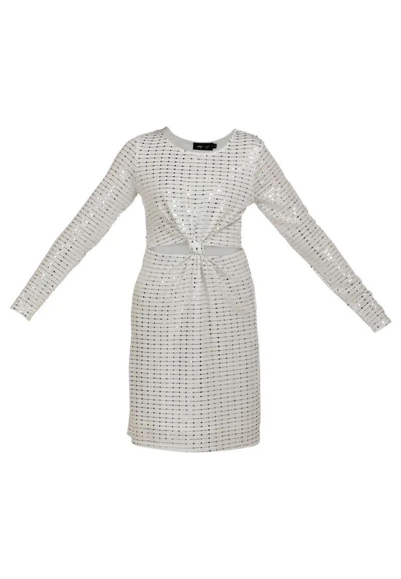 B-WARE MYMO AT NIGHT DAMEN KLEID Gr. M Farbe Weiss
