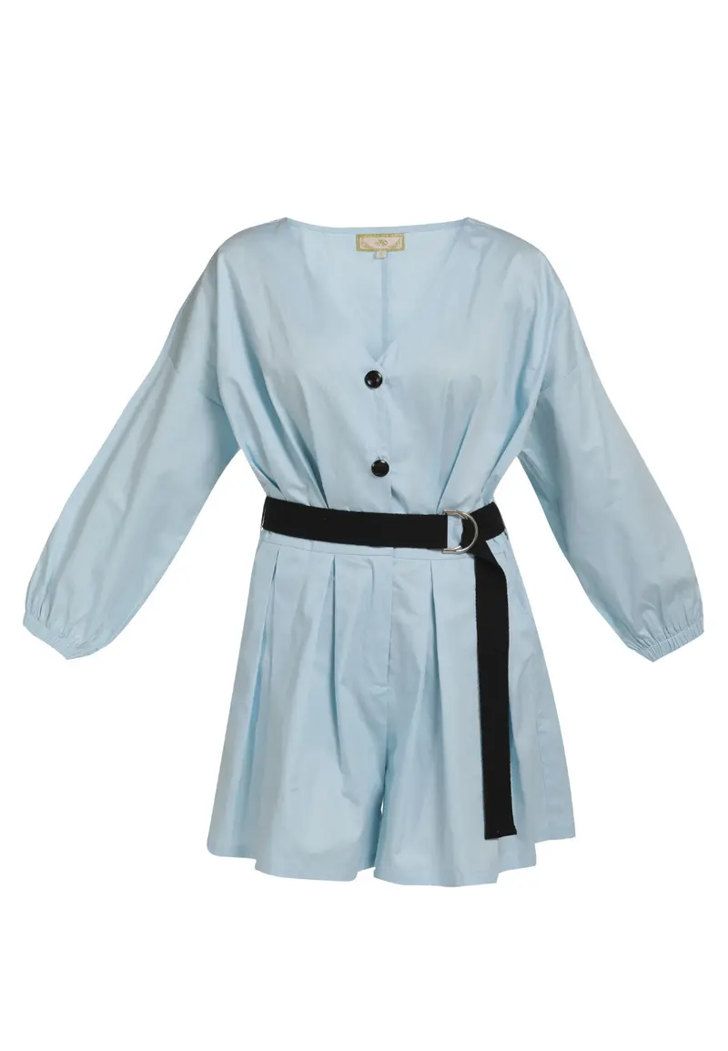 B-WARE MYMO DAMEN OVERALL Gr. XS Farbe Hellblau