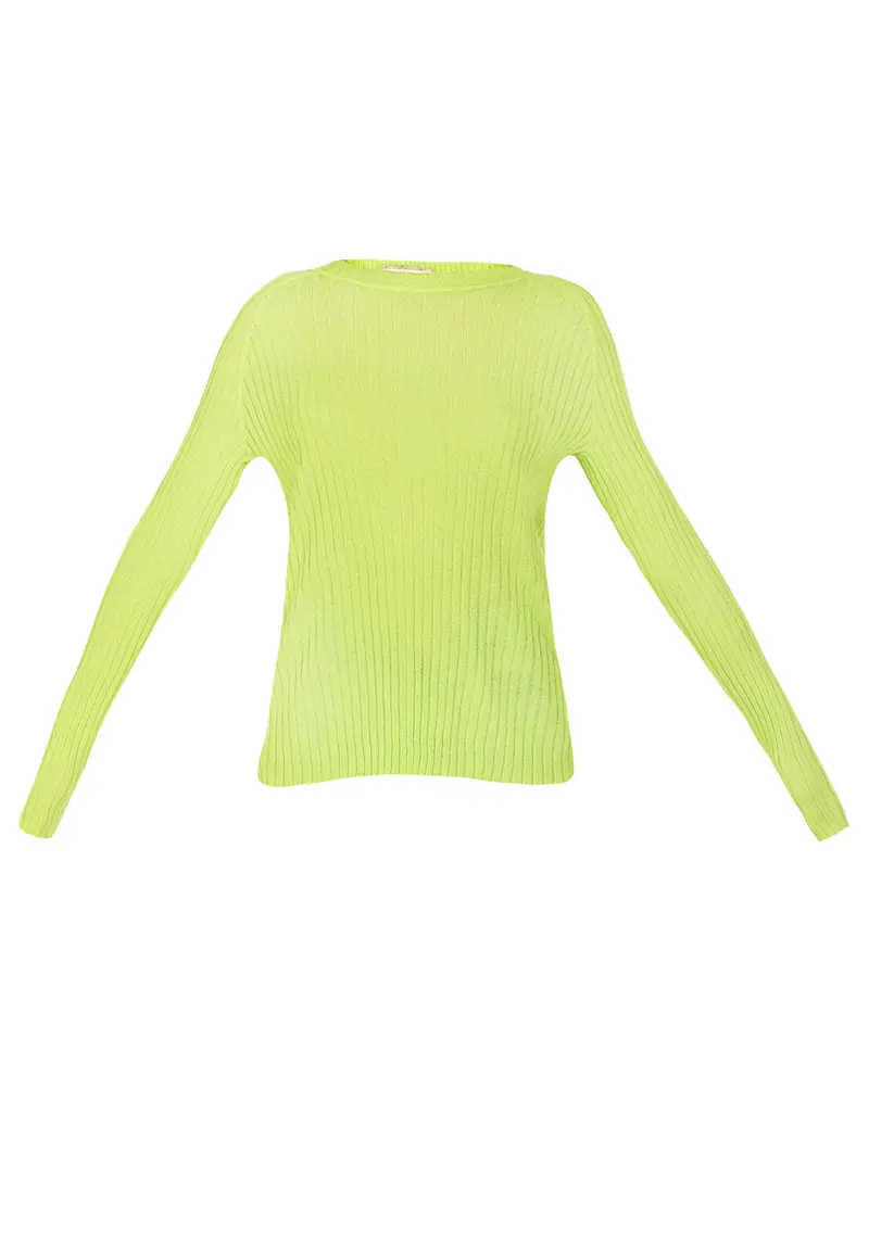 B-WARE MYMO DAMEN PULLOVER Gr.M/L Farbe Neon Grün