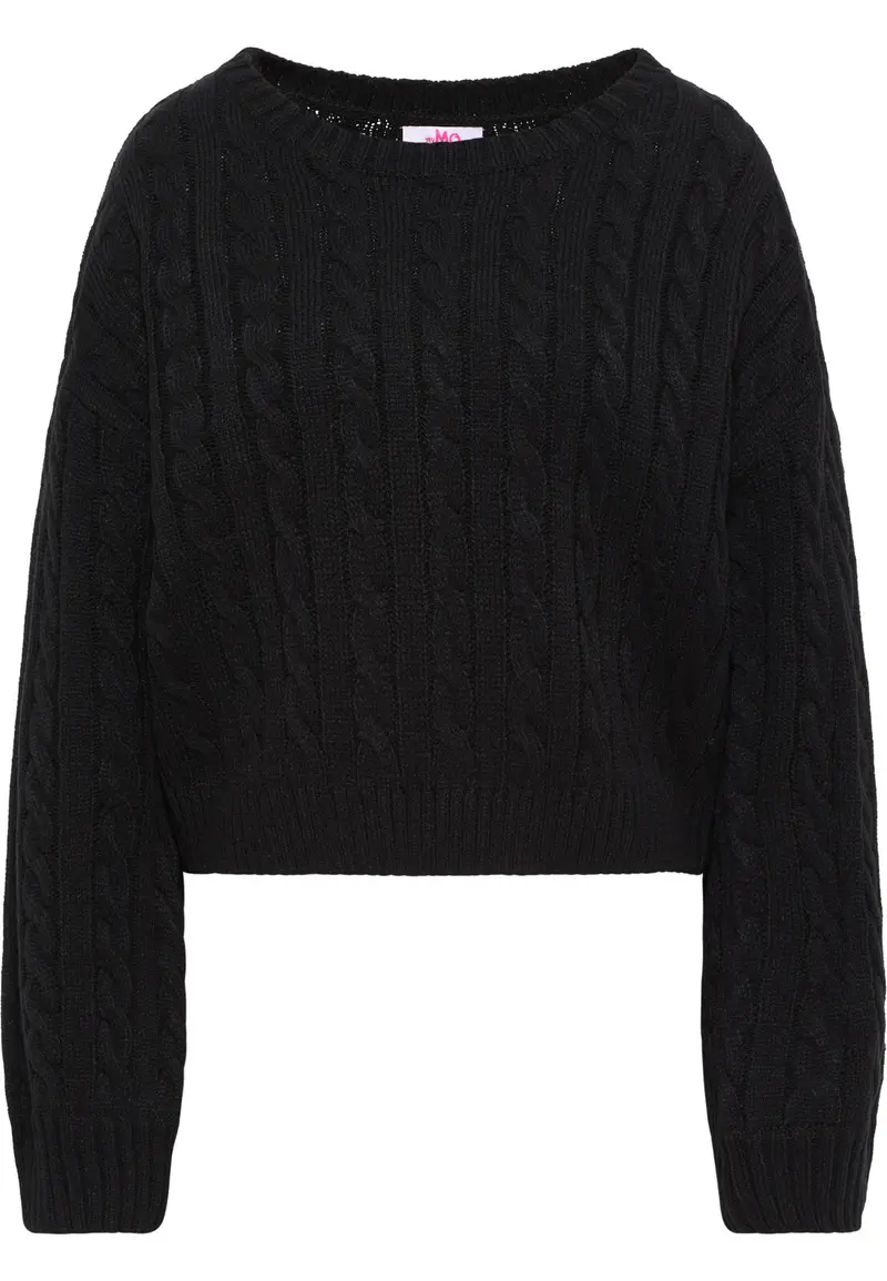 B-WARE MYMO DAMEN STRICKPULLOVER GR.XL/XXL FARBE SCHWARZ