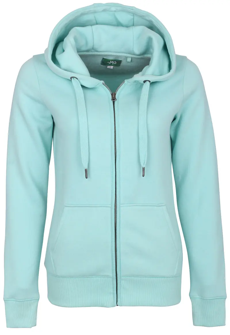 B-WARE MYMO DAMEN SWEATJACKE GR.M FARBE MINZE