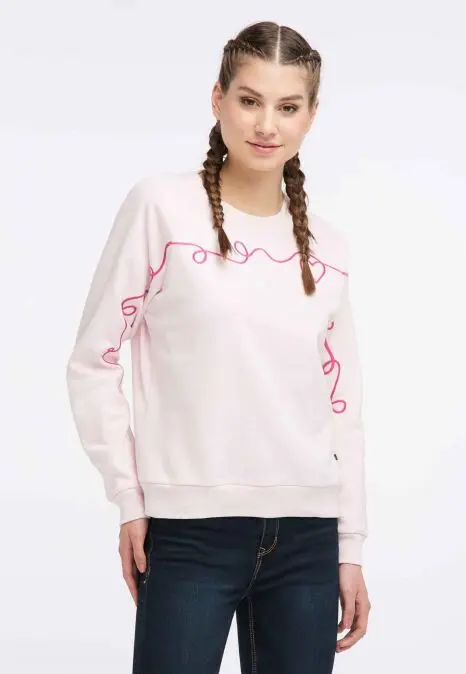 B-WARE MYMO DAMEN SWEATSHIRT GR.XL FARBE ALTROSA