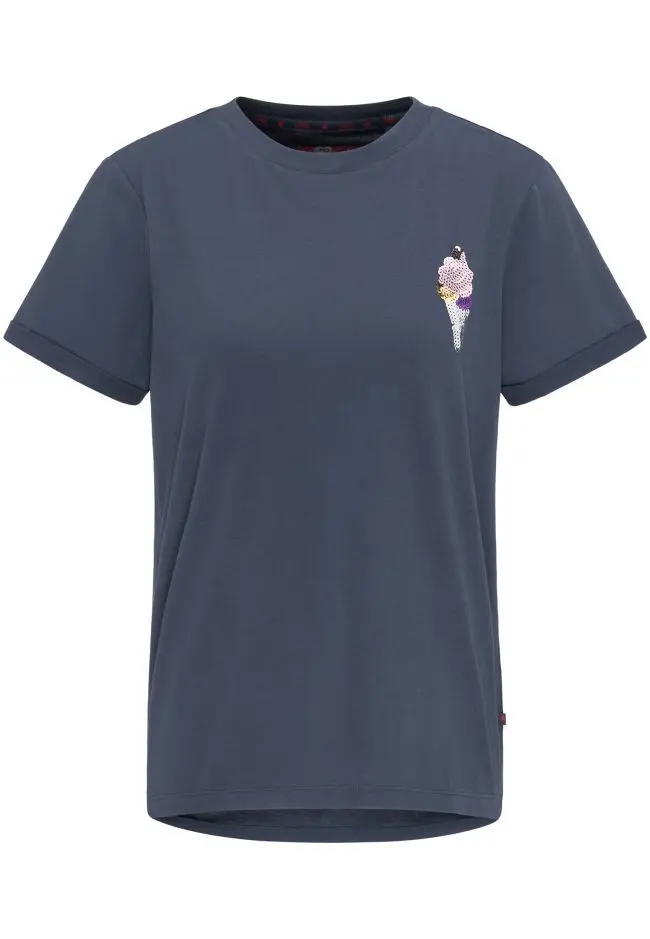 B-WARE MYMO DAMEN T-SHIRT GR.M FARBE MARINE