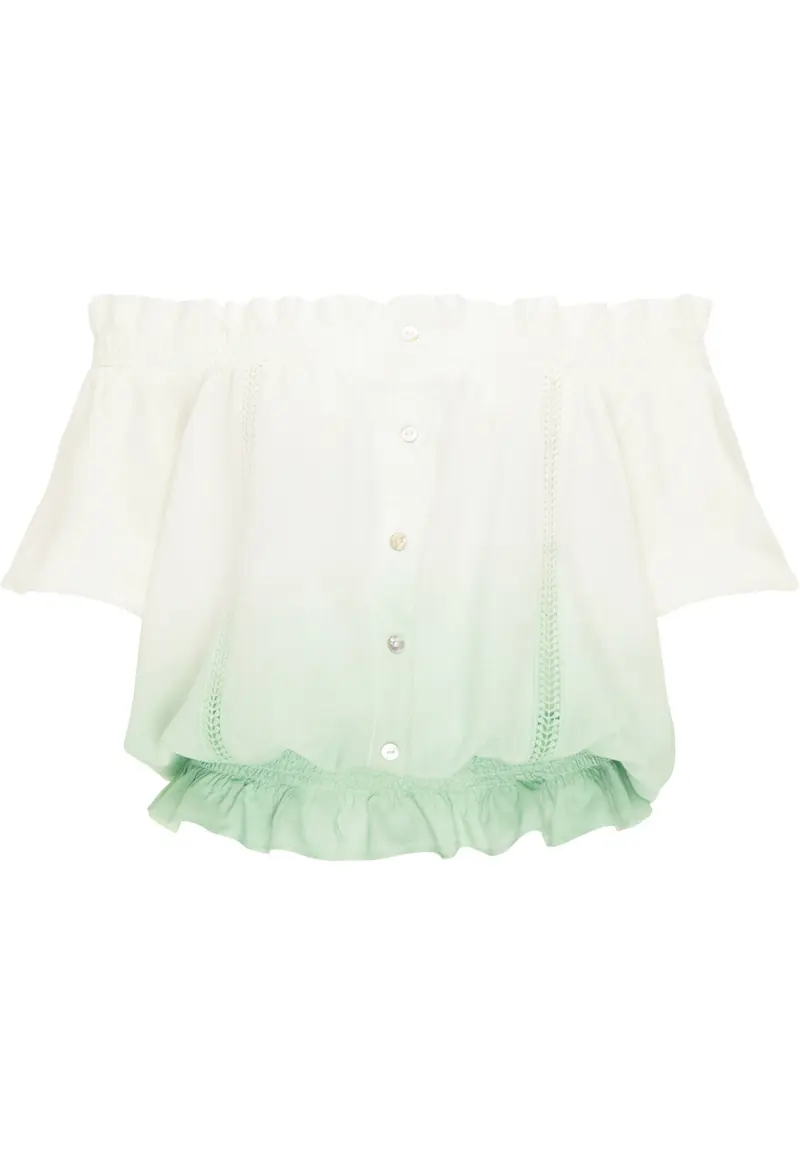 B-WARE MYMO DAMEN TOP Gr. XS Farbe Weiss Wasser