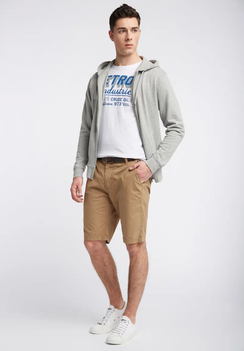 B-WARE PETROL INDUSTRIES HERREN SHORTS GR.S FARBE DARK TOBACCO