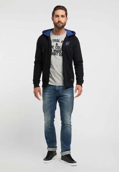 B-WARE PETROL INDUSTRIES HERREN SWEATSHIRT GR.XL FARBE BLACK