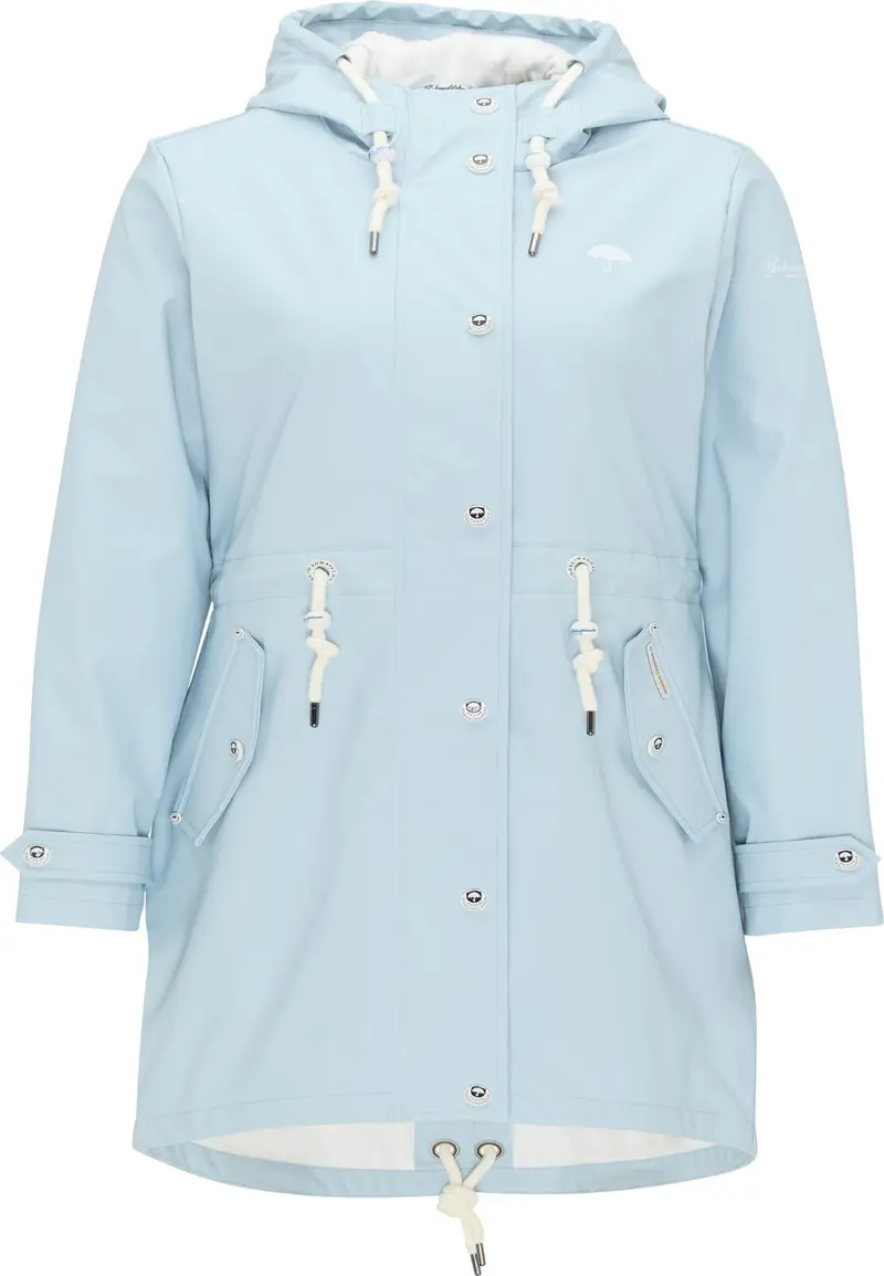 B-WARE SCHMUDDELWEDDA DAMEN PARKA Gr.S Farbe Hellblau