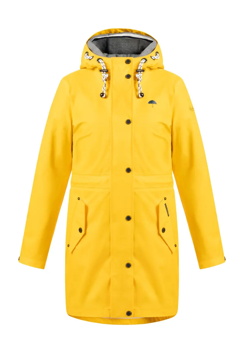 B-WARE SCHMUDDELWEDDA DAMEN PARKA Gr. XS Farbe Gelb