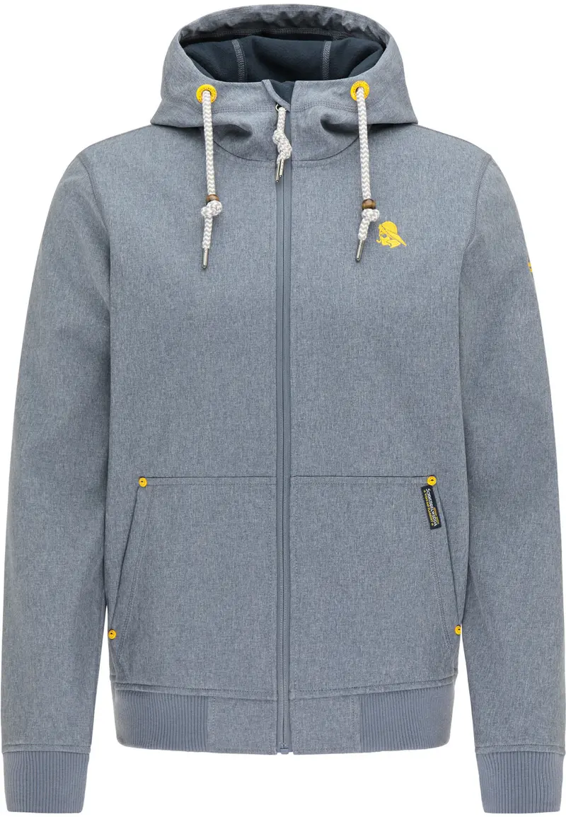 B-WARE Schmuddelwedda Herren Softshellblouson Gr. S Farbe Dunkelmarine Melange
