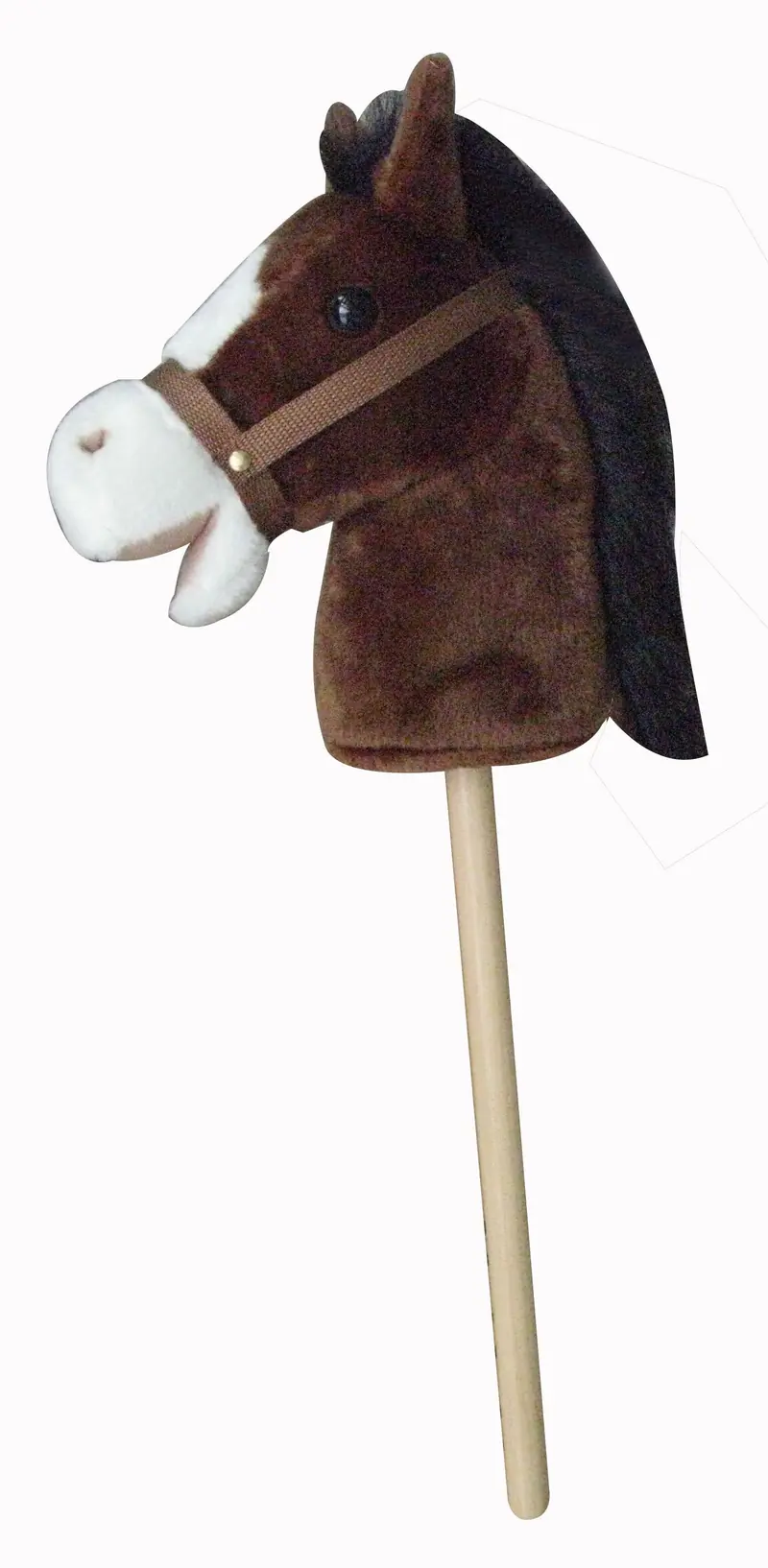 B-Ware -Sweety Toys  Steckenpferd choco braun ohne Rollen ohne Griffe