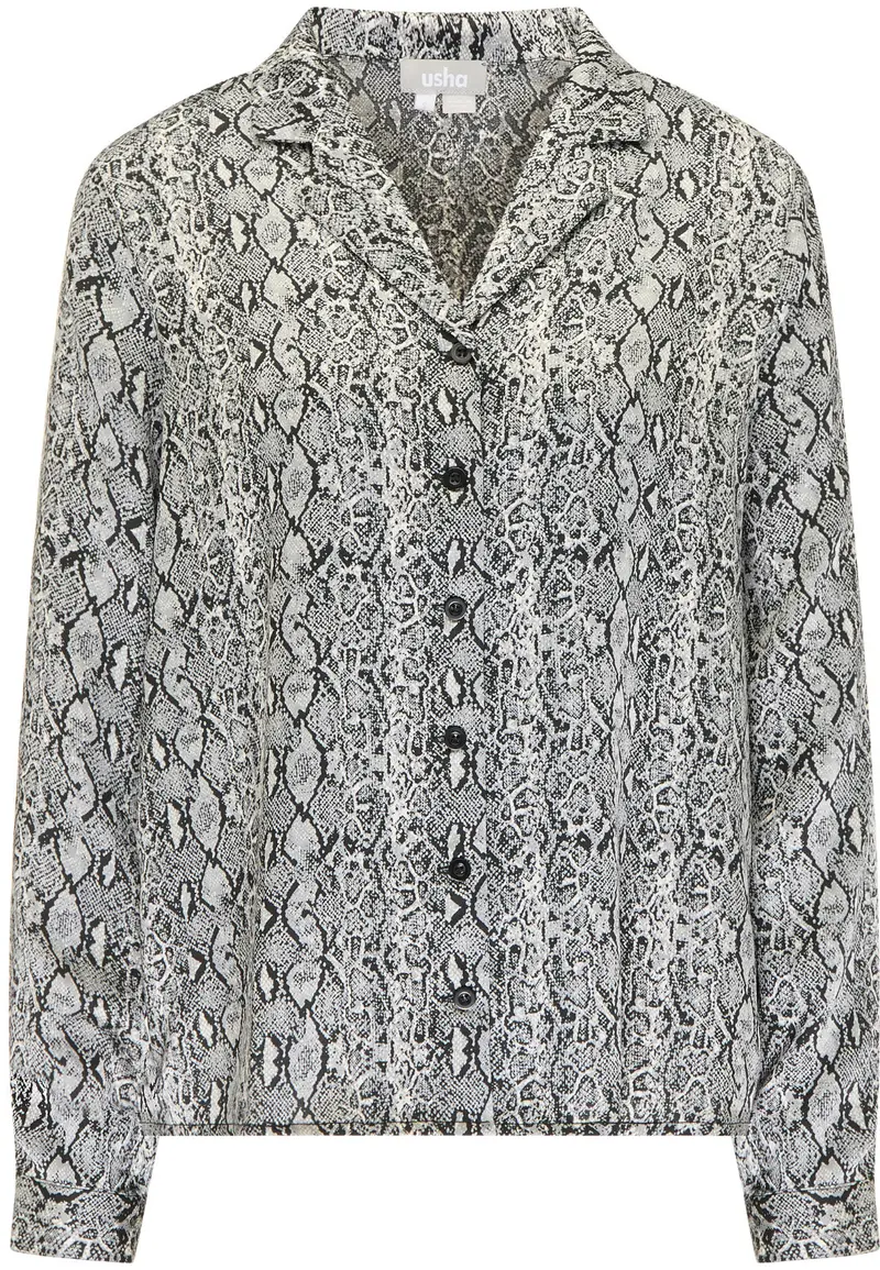 B-WARE USHA DAMEN BLUSE Gr. M Farbe Grau